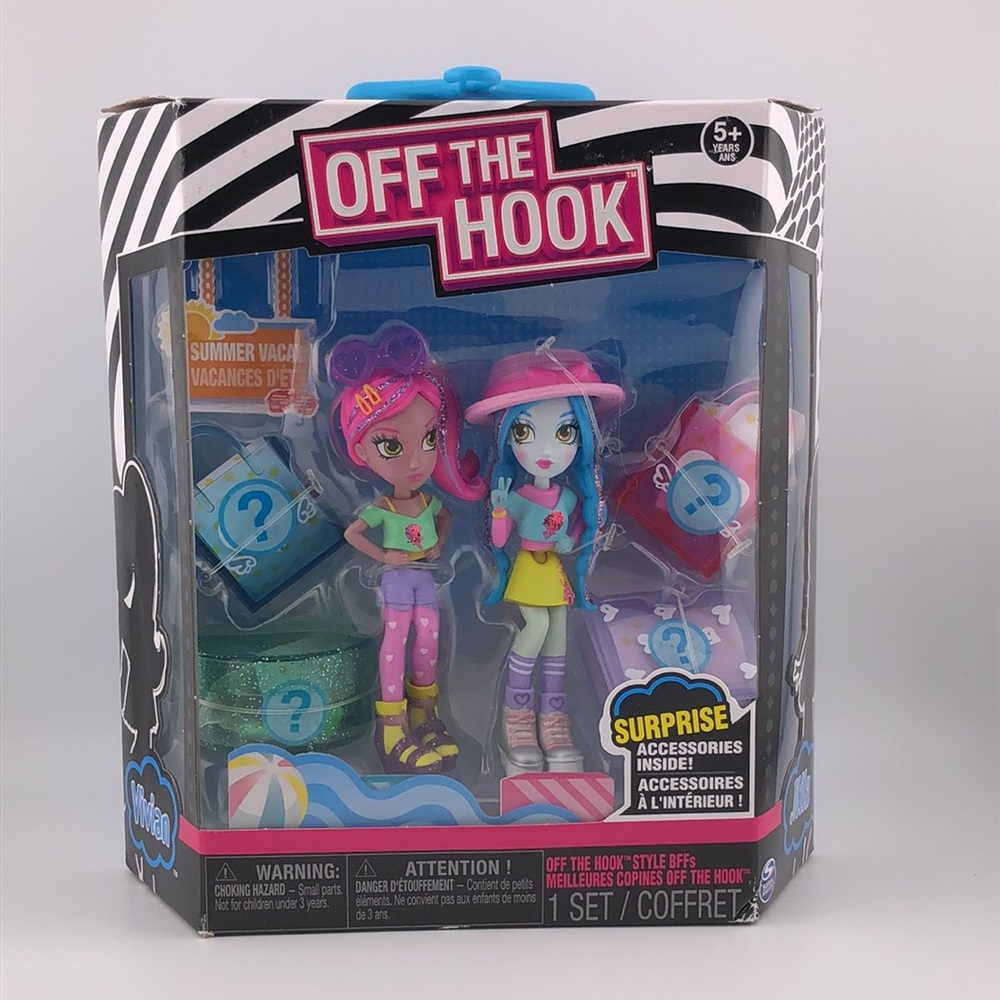 Off The Hook Vivian and Mila Dolls with Surprise Accessories